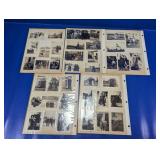 Vintage Black & White Photo Album Pages