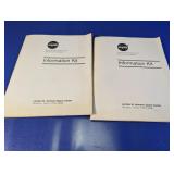 (2) NASA Information Kit Folders