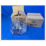 (2) NS-Z008 Glass Ceiling Light Fixtures