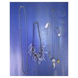 (5) Fashion Necklaces - Angel Wing & More