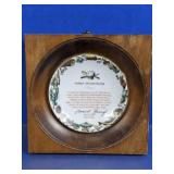 Marcel Grange Fondue Recipe Wall Plaque