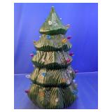 (1) Lighted Plastic Christmas Tree