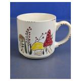 Vintage-Style Mushroom Speckled Ceramic Mug
