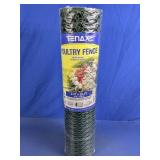Green Poultry Fence Mesh Roll