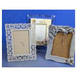 (3)Ornate & Musical Decorative Frames Trio