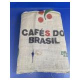 Cafï¿½s Do Brasil Burlap Coffee Sack