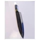 Curved Chef Knife Textured Blade