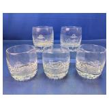 Crown Royal Logo Whiskey Glasses
