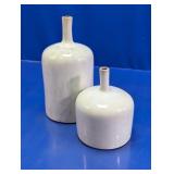 Marble Look Decorative Ceramic Vases Set