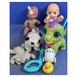 Assorted Toys Dolls Plush and Dinosaur