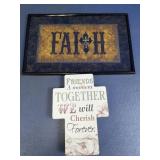 Faith & Friends Decorative Wall Signs