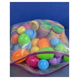(1) Bag of Assorted Plastic Easter Eggs
