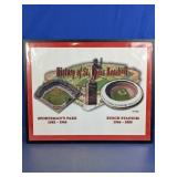 History of St. Louis Baseball Framed Print