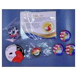 Mixed Pin & Button Collection Lot