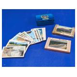 Vintage Postcards & SeaWorld Go Fish Cards Lot