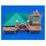 Plastic Dock Playset Base w/ Gate & Boat Slot