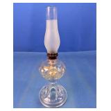 Antique Clear Glass Bulls-Eye Miniature Kerosene