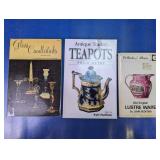 Antique Teapots, Lustre Ware, and Glass