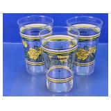 (3)Vintage Whataburger Texas Glass Trio