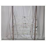 Vintage Metal Bed Headboard & Footboard