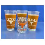 (4)University of Texas Longhorns Cup Set