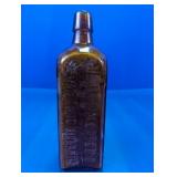 Antique Amber Dr J Hostetter Stomach Bitters