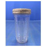 Vintage Ball Freezer Qt Glass Jar with Zinc Lid