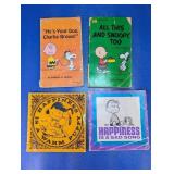 (4)Vintage Peanuts & Snoopy Book Collection Lot