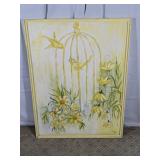 (1) Framed Oil Painting on Canvas by S. Vila