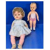 (2)Vintage Mid-Century Baby Doll Duo