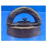 Antique Sad Iron With Removable Handle