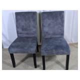 (2) Upholstered Dining Chairs w/ Nailhead Trim