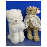 Plush Teddy Bears With Lace Outfit