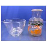 Pouring Bowl & Citrus Carafe w/ Lid