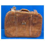 Vintage Brown Travel Suitcase