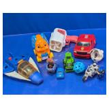 Mixed Toy Vehicles & Figures Lot
