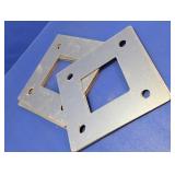 Metal Square Mounting Plates Lot