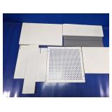 Assorted Panels w/ Perforated Metal Sheet