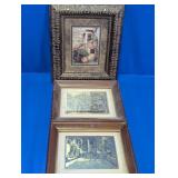 (3) Assorted Framed Wall Art Prints