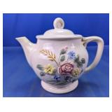 Ceramic Floral Teapot With Lid