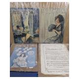 (4) Sheet Music Prints - Friends & More