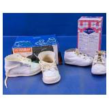 (2)Pair Vintage Wee Walker & Hi Walker Baby Shoe