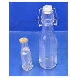Glass Bottle and Pepsi Cola Advertising Shaker