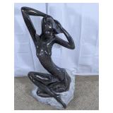 (1) Decorative Female Sculpture Fountain