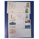 5 Vintage First Day Issue Envelope Collection
