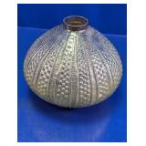 (1) Textured Glass Vase