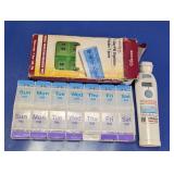 Exergen Thermometer & 7-Day Pill Organizer