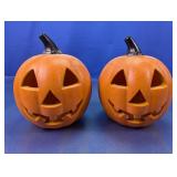 Lighted Plastic Jack-O-Lantern Decor