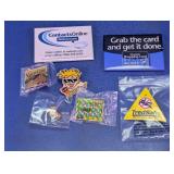 (7)Vintage Walmart & Branding Pin/Magnet Lot