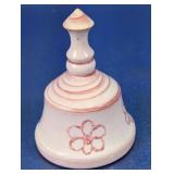 Hand-Painted Floral Ceramic Bell